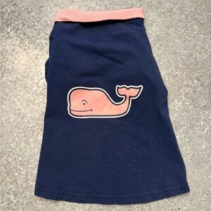 Vineyard Vines x Target Dog Polo Shirt – Navy & Pink Whale – Size M